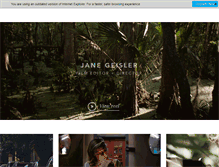 Tablet Screenshot of janegeisler.com